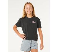 Top Layday Crop Fille Noir Délavé 8A