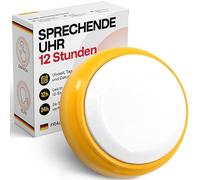 Top Life Horloge parlante Allemande Format 12 Heures - Parle Allemand