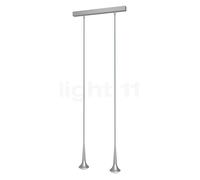 Top Light Look at Me Choice Suspension 2 foyers LED chrome mat - lentille claire - 45 cm Ce luminaire comporte des modules à LED prémontés de classes énergétiques A A++, A+, A