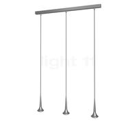 Top Light Look at Me Choice Suspension 3 foyers LED chrome mat - lentille claire - 85 cm Ce luminaire comporte des modules à LED prémontés de classes énergétiques A A++, A+, A