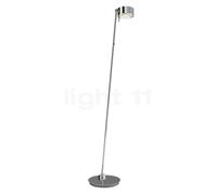 Top Light Puk! 120 Avantgarde Lampadaire LED chrome - lentille claire Ce luminaire comporte des modules à LED prémontés de classes énergétiques A A++, A+, A