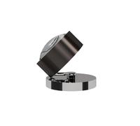 Top Light Puk! 120 Spot Table Avantgarde LED LV Tischleuchte, black wood (aspect pierre naturelle), chrome