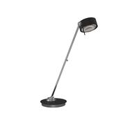 Top Light Puk! 120 Table 60 cm Avantgarde LED LV Tischleuchte, noir mat, chrome