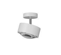 Top Light Puk! 120 Turn Downlight Avantgarde LED HV Deckenleuchte, blanc mat, chrome