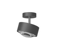 Top Light Puk! 120 Turn Up- & Downlight Avantgarde LED HV Deckenleuchte, anthracite mat, chrome