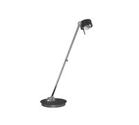 Top Light Puk! 80 Table 60 cm Avantgarde LED LV Tischleuchte, anthracite mat, chrome