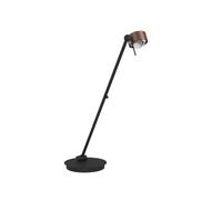 Top Light Puk! 80 Table 60 cm Avantgarde LED LV Tischleuchte, cuivre brossé, noir