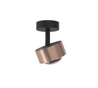 Top Light Puk! 80 Turn Downlight Avantgarde LED HV Deckenleuchte, cuivre brossé, noir