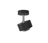 Top Light Puk! 80 Turn Downlight Avantgarde LED HV Deckenleuchte, noir mat, chrome