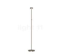 Top Light Puk Eye Floor Lampadaire LED nickel mat - verre mat Ce luminaire comporte des modules à LED prémontés de classes énergétiques A A
