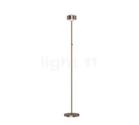 Top Light Puk Maxx Eye Floor Lampadaire LED nickel mat - 132 cm - lentille mate Ce luminaire comporte des modules à LED prémontés de classes énergétiques A A