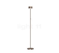 Top Light Puk Maxx Eye Floor Lampadaire LED nickel mat - 132 cm - verre mat Ce luminaire comporte des modules à LED prémontés de classes énergétiques A A