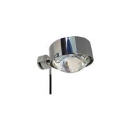 Top Light Puk Mini Fix + LED Spiegelleuchte, chrome, verre mat, lentille claire