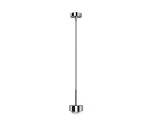 Top Light Puk Mini Long One LED Pendelleuchte, chrome, lentille claire