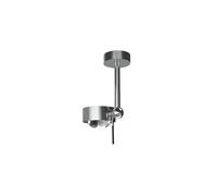 Top Light Puk Mini Side Single Deckenleuchte, 10cm, chrome mat, verre mat, lentille claire