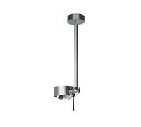 Top Light Puk Mini Side Single Deckenleuchte, 30cm, chrome mat, verre mat, lentille claire