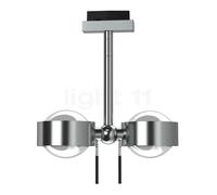 Top Light Puk Mini Side Twin Plafonnier LED pour Mini Track Rail chrome mat - lentille claire/lentille claire Ce luminaire comporte des modules à LED prémontés de classes énergétiques A A++, A+, A