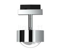 Top Light Puk Mini Turn Plafonnier LED pour Mini Track Rail chrome - lentille claire Ce luminaire comporte des modules à LED prémontés de classes énergétiques A A++, A+, A