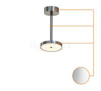 Top Light Sun Plafonnier ø9 cm Downlight LED chrome mat Ce luminaire comporte des modules à LED prémontés de classes énergétiques A A++, A+, A