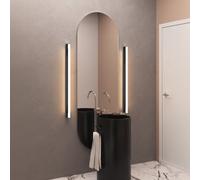 Top Light Two Socket Base Applique murale S14s, 3000 K, 1 x 16 W l: 5 H: 105 P: 6,5 cm, 2-0422-LED-BE,