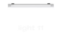 Top Light Two Socket Base Fix Lampe de miroir blanc mat/chrome