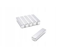 Top Magnesy - 1 pièces Aimants néodyme puissants rectangulaires 40x10x8 mm N38, extra forts et nickelés, pour bricolage, atelier, tableau magnétique et usage industriel