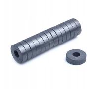Top Magnesy - Lot de 100 aimants annulaires en ferrite 14x5x4 mm F30 - ultra puissants, résistants à la chaleur 250 °C et à la corrosion - idéals pour atelier, industrie et maison