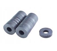 Top Magnesy - Lot de 50 aimants annulaires en ferrite 23x10x4 mm F30 - ultra puissants, résistants à la chaleur 250 °C et à la corrosion - idéals pour atelier, industrie et maison