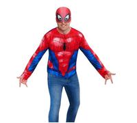 Déguisement enfant Spiderman Top et masque adulte Taille unique