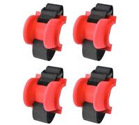 TOP-MAX 4 supports de canne à pêche portables en forme de U avec sangle réglable