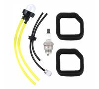 TOP-MAX 560873001 Kit de filtre à air avec conduite de carburant Primer-Bulb compatible avec RYOBIRY08510 RY08544 RY08548 Toro51957 51955 51954 Souffleur Cultivateur