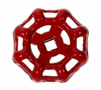TOP-MAX 7 x 7 mm robinet extérieur poignée de roue ronde fer-blanc robinet d'eau tuyau bavoir volant volant pièce de rechange pour différents types de valve