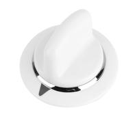TOP-MAX Bouton de commande de minuterie de sèche-linge, bouton de sélecteur blanc de rechange compatible avec DBB3300EA0WW DBLR333EG0WW PS1482197