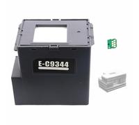 TOP-MAX C9344 Réservoir d'entretien d'encre avec tampon à puce et éponge, récipient d'entretien de rechange pour l'entretien de l'imprimante