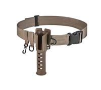 TOP-MAX Ceinture de pêche réglable pour canne à pêche - Accessoires de pêche (kaki)