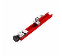 TOP-MAX Guide de base pour machine à découper, jeu de rails de guidage réglables de 240 mm, système de butée à double verrouillage pour scie circulaire de table Accessoires