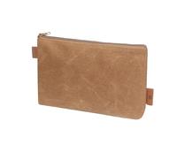 TOP-MAX Kaki Sac à outils multifonction, poche zippée portable en toile, sac de rangement étanche, adapté pour le travail et les voyages (grand)