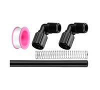 TOP-MAX Kit de réparation pour système de dosage de piscine, raccords de tuyauterie NPT 90° 1/2" compatible avec Pentair R172272 pour modèles 320 et 322