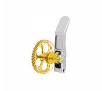 TOP-MAX Kit d'engrenage d'extrudeuse en laiton compatible avec BambuLab A1/A1 Mini, bras en aluminium usiné CNC avec arbre précis pour un transport cohérent et fiable du filament