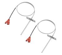 TOP-MAX Lot de 2 capteurs de température RTD en acier inoxydable compatibles avec les barbecues à pellets Pit Boss 340 440, surveillance précise de la température du barbecue, pièces de rechange pour