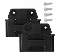 TOP-MAX Lot de 2 charnières de refroidisseur, en acier inoxydable noir de rechange robustes compatibles avec Igloo BMX 25, 52, 72 Qt Ice Chest