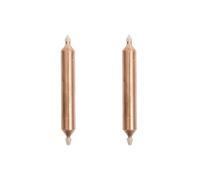 TOP-MAX Lot de 2 filtres en cuivre pour divers modèles de réfrigérateur et systèmes de réservoir d'eau AC 16 x 90 mm