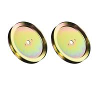TOP-MAX Lot de 2 poulies de renvoi plates en alliage de zinc compatibles avec les tondeuses à gazon Sabre14.442GS, 1642HS, Scott L1742, Sabo108-17HS et L100, L111, L105, remplace JohnDeereGX20367