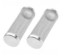 TOP-MAX Lot de 2 protections de filtre pour aquarium | Maille délicate, matériau en acier inoxydable, protection des animaux aquatiques, facile à nettoyer, pour protéger les