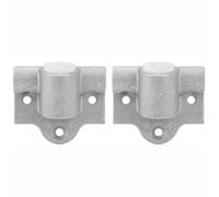 TOP-MAX Lot de 2 supports d'aviron en aluminium de 14 mm pour bateaux, résistants à la corrosion, antirouille, convient pour la pêche, les canards et les bateaux à rames de bateau, pièce de rechange