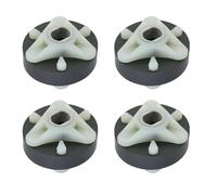 TOP-MAX Lot de 4 raccords de moteur en métal compatibles avec les rondelles Whirlpool, Kenmore et plus, 285753A Direct Drive de rechange avec coupleur de moteur et isolateur