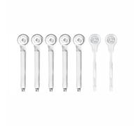 TOP-MAX Lot de 5 rubans correcteurs avec 2 recharges, 6 m x 5 mm rétractables style stylo blanc pour école, étudiant, papeterie, bureau