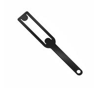 TOP-MAX Outil de retrait de couvercle de pompe de piscine en métal, clé noire robuste compatible avec Hayward Super II, clé de rechange en acier robuste, finition noire résistante à la rouille, outil