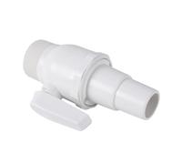 TOP-MAX Vanne d'arrêt de piscine, robinet à boisseau sphérique 2 voies pour filtres de piscine Hayward, pièces de filtre hors sol