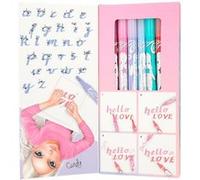 Depesche Set de fineliners TOPModel 11392 – 8 feutres double pointe biseautée multicolore, 1 pièce